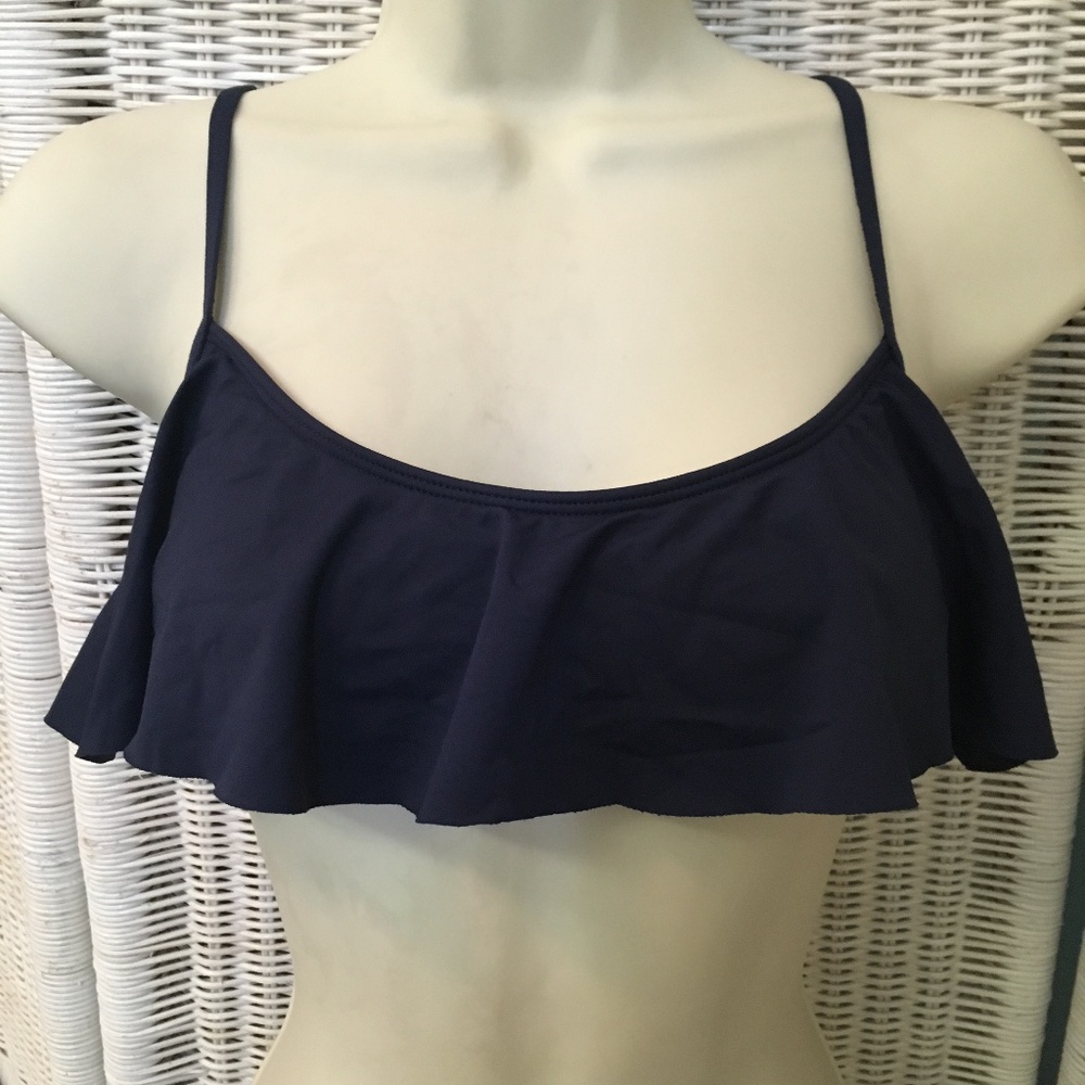 Hollister Ruffle Swim Top Sz XS